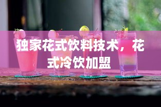 獨(dú)家花式飲料技術(shù)，花式冷飲加盟 