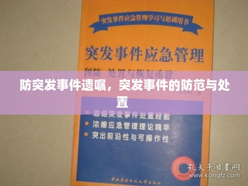 防突發(fā)事件遺囑，突發(fā)事件的防范與處置 