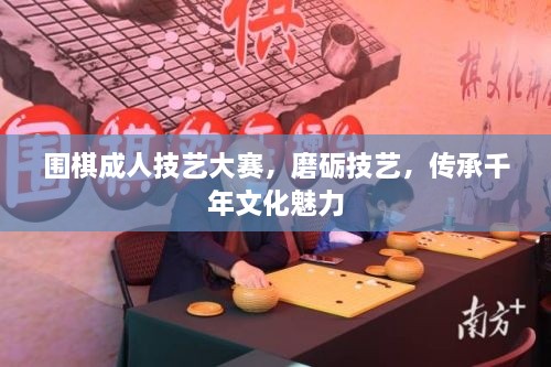 圍棋成人技藝大賽，磨礪技藝，傳承千年文化魅力