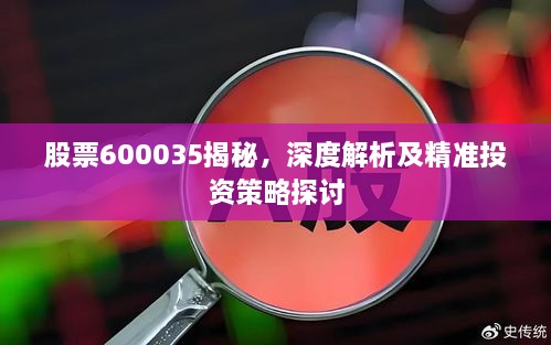 股票600035揭秘，深度解析及精準(zhǔn)投資策略探討