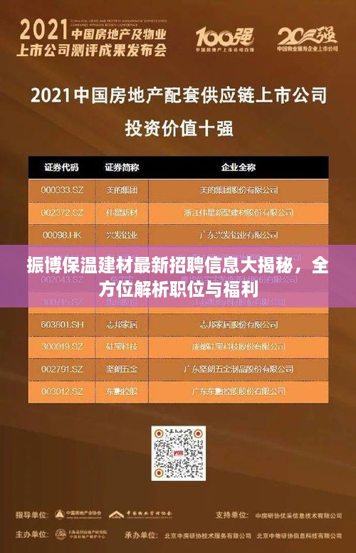 振博保溫建材最新招聘信息大揭秘，全方位解析職位與福利