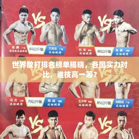 世界散打排名榜單揭曉，各國(guó)實(shí)力對(duì)比，誰(shuí)技高一籌？