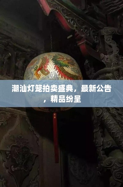 潮汕燈籠拍賣盛典，最新公告，精品紛呈