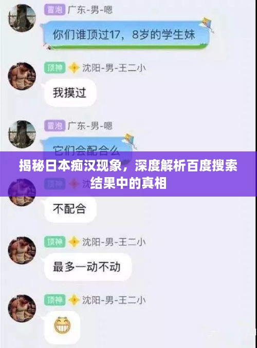 揭秘日本癡漢現(xiàn)象，深度解析百度搜索結果中的真相