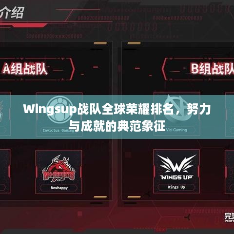 Wingsup戰(zhàn)隊(duì)全球榮耀排名，努力與成就的典范象征