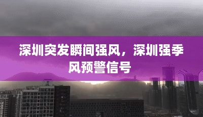 深圳突發(fā)瞬間強(qiáng)風(fēng)，深圳強(qiáng)季風(fēng)預(yù)警信號(hào) 