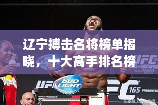 遼寧搏擊名將榜單揭曉，十大高手排名榜單！