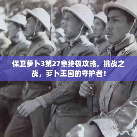 保衛(wèi)蘿卜3第27章終極攻略，挑戰(zhàn)之戰(zhàn)，蘿卜王國的守護者！