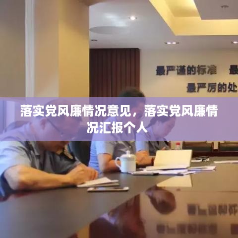 落實(shí)黨風(fēng)廉情況意見(jiàn)，落實(shí)黨風(fēng)廉情況匯報(bào)個(gè)人 