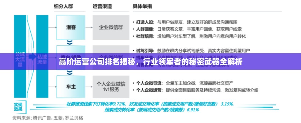 高階運(yùn)營(yíng)公司排名揭秘，行業(yè)領(lǐng)軍者的秘密武器全解析