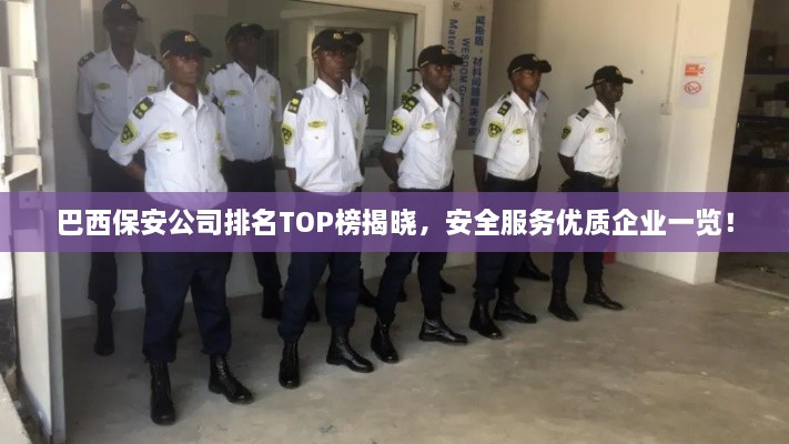 巴西保安公司排名TOP榜揭曉，安全服務優(yōu)質企業(yè)一覽！