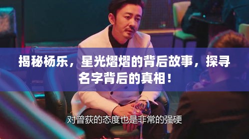 揭秘楊樂，星光熠熠的背后故事，探尋名字背后的真相！