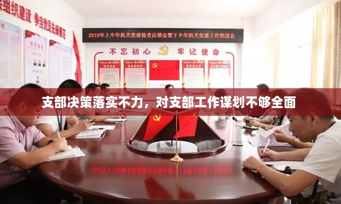 支部決策落實(shí)不力，對(duì)支部工作謀劃不夠全面 