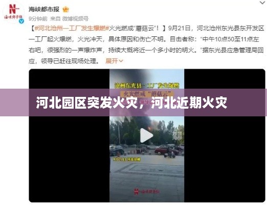 河北園區(qū)突發(fā)火災，河北近期火災 