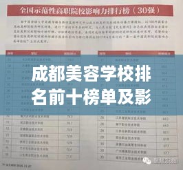 成都美容學(xué)校排名前十榜單及影響力解析