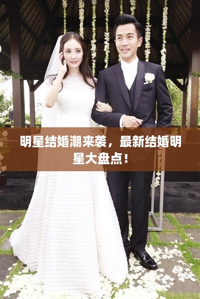 明星結(jié)婚潮來襲，最新結(jié)婚明星大盤點！